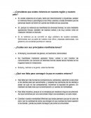 Violencia en la sociedad. ¿Consideras que existe violencia en nuestra región y nuestro país?