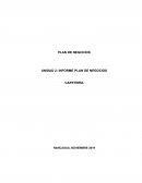 PLAN DE NEGOCIOS UNIDAD 2: INFORME PLAN DE NEGOCIOS