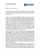 Las fallas regulatorias por “Desplazamiento” y “Escalamiento”