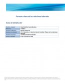 El derecho y el derecho laboral. Actividad. Clases de las relaciones laborales