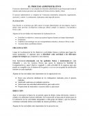 EL PROCESO ADMINISTRATIVO. PLANEACIÓN