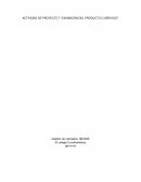 Actividad de proyecto Exhibición del producto o servicio