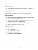 Analizar el impacto de la automatización en la línea de llenado de la industria