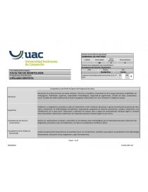 Competencias del Perfil de Egreso del Programa Educativo. Página 1