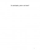 Un psicópata ¿nace o se hace?