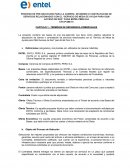 PROCESO DE PRE-SELECCION PARA LA COMPRA DE BIENES O CONTRATACION DE SERVICIOS RELACIONADOS CON EL “SERVICIO DE MESA DE AYUDA PARA O&M ACCESO DE RED” PARA ENTEL PERU S.A
