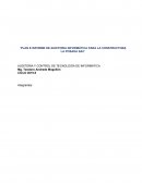 Plan e informe de auditoria informática para la Constructora la Posada SAC