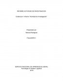 INFORME iNVESTIGATIVO empresa GAESCARGAS.A.S