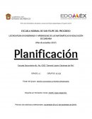 Planificación Escuela Secundaria ofic. No. 0352 “General Lázaro Cárdenas del Rio”