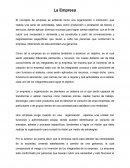 Derecho Empresarial. La empresa u organización