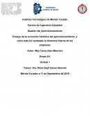 Ensayo de la evolución histórica del aprovisionamiento, y cómo éste ha cambiado la dinámica interna de las empresas