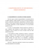 LA RESPONSABILIDAD DE LOS ASOCIADOS EN EL TRABAJO COOPERATIVA