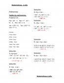 Matemáticas 2 año Polinomios