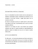 EXCUSAS PARA VIVIR EN LA LEGALIDAD
