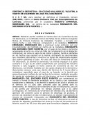 SENTENCIA JUICIO ORDINARIO CIVIL