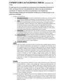 CONDENA DE LAS NACIONES UNIDAS comentario de texto 2º Bachillerato