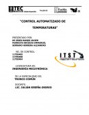 Control automatizado de temperaturas