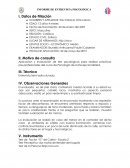 Informe psicológico de excepcionalidad