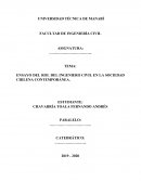 ENSAYO DEL ROL DEL INGENIERO CIVIL EN LA SOCIEDAD CHILENA CONTEMPORÁNEA