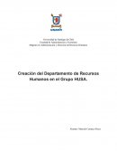 Creación del Departamento de Recursos Humanos en el Grupo HUSA
