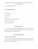 INFORME FINAL DE UNIDAD DE APRENDIZAJE: EVALUACIÓN PSICOLÓGICA DEL ADOLESCENTE.