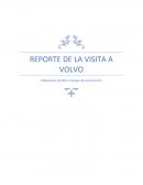 Reporte visita volvo