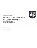 Cuadro Ley de armas y municiones Guatemala
