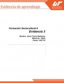 Evidencia socio cultural