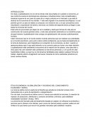 ÉTICA ECONÓMICA, GLOBALIZACIÓN Y SOCIEDAD DEL CONOCIMIENTO