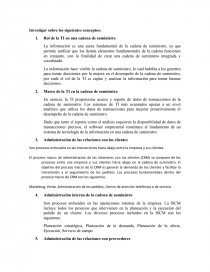 Rol de la TI en una cadena de suministro. Página 1