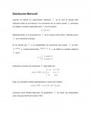 Economia. Distribución Bernoulli