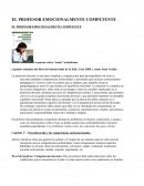 El profesor emocionalmente competente