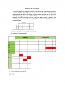 Ejercicio de transporte