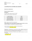 CASO PRÁCTICO CONTROL DE GESTIÓN , PREGUNTAS Y RESPUESTAS