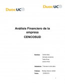 Análisis Financiero de la empresa CENCOSUD