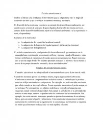 Periodo sensorio motriz. Página 1