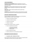 Diseño de un plan de mantenimiento preventivo