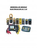 MEMORIA DE MEDIDAS ELECTRICAS EN CA Y CC