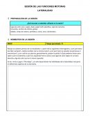 Sesion de clases motrocidad en niños