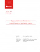 Unidad 3: Creando una Carta Gantt de proyectos