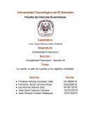 La cuenta, el plan de cuentas y los registros contables