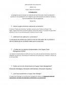 Cadena de suministros