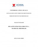 RELACION ESTRATEGIA DIDACTICA – MATRIZ DE APRENDIZAJE