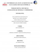 COTIZACIONES DE MONEDAS Y COMMODITIES