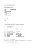 Modelo de informe de incidencias en el aula