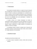 Proyecto antropología social y cultural
