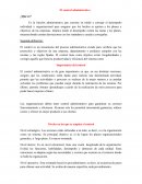 El control admnistrativo