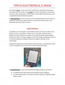 TINTA ELECTRÓNICA, E-BOOK