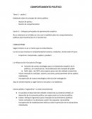 Apuntes comportamiento político