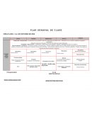 Plan semanal de clase